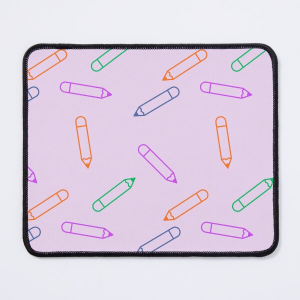 Item preview, Colorful Pencils on Pink Seamless Pattern designed and sold by BigDigital.
