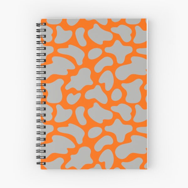 Item preview, Modern Graphic Cow Print Pattern | Orange & Grey designed and sold by Frohyou.