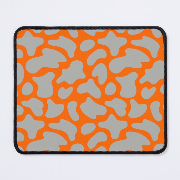 Item preview, Modern Graphic Cow Print Pattern | Orange & Grey designed and sold by Frohyou.