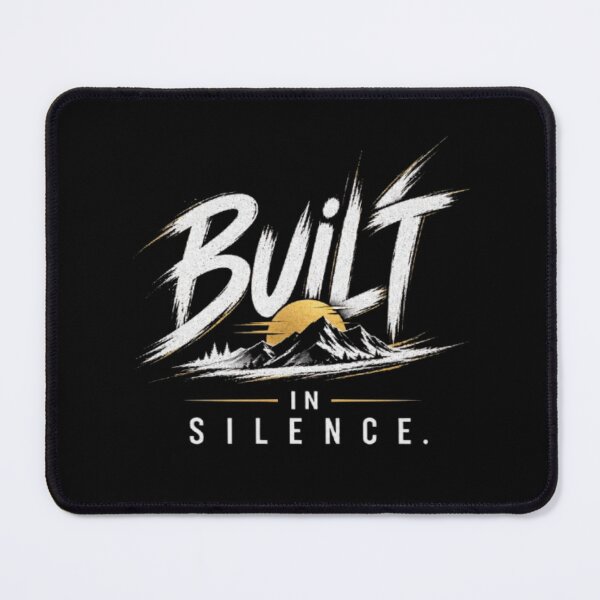Item preview, Built in Silence Motivational Mountain Mindset Design designed and sold by v6ziix.