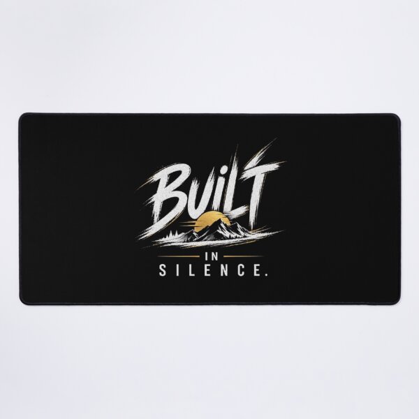 Item preview, Built in Silence  Motivational Mountain Mindset Design designed and sold by v6ziix.