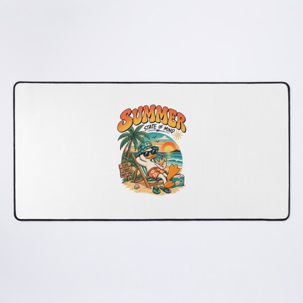 Item preview, Summer State of Mind - Retro Beach Duck Summer Vocation Design designed and sold by RedaSouq.