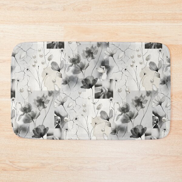 Item preview, Vintage Botanical Collage Pattern | Pearl Floral Print designed and sold by Her-XP.