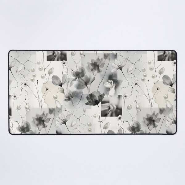 Item preview, Vintage Botanical Collage Pattern | Pearl Floral Print designed and sold by Her-XP.