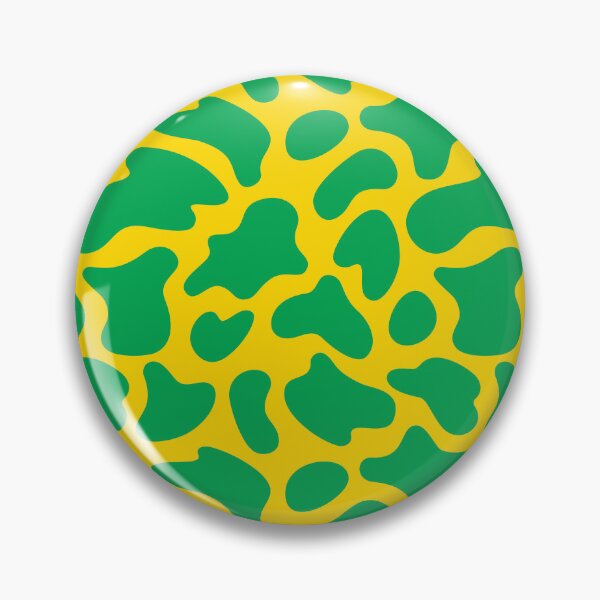 Item preview, Modern Graphic Cow Print Pattern | Green & Yellow designed and sold by Frohyou.