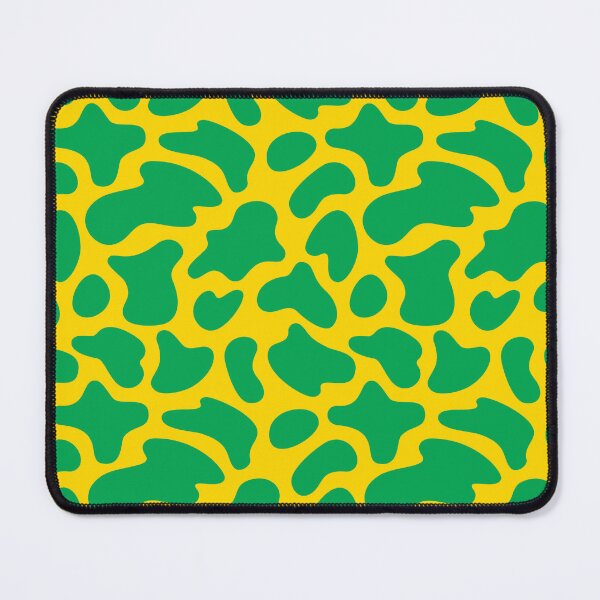 Item preview, Modern Graphic Cow Print Pattern | Green & Yellow designed and sold by Frohyou.