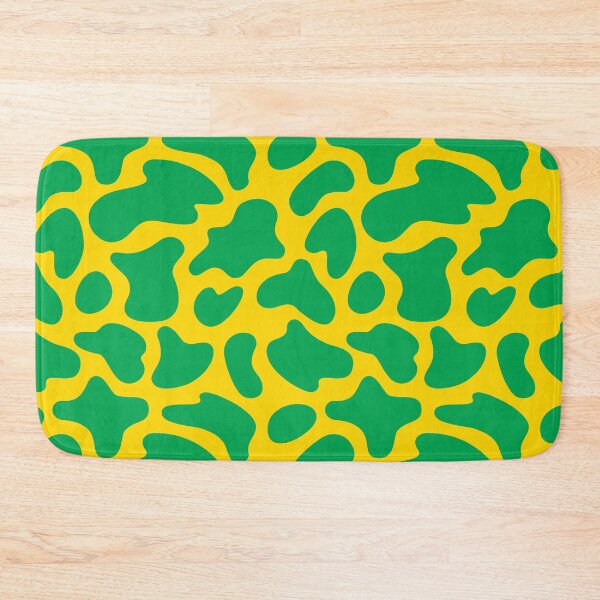 Item preview, Modern Graphic Cow Print Pattern | Green & Yellow designed and sold by Frohyou.
