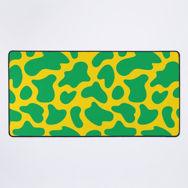 Item preview, Modern Graphic Cow Print Pattern | Green & Yellow designed and sold by Frohyou.