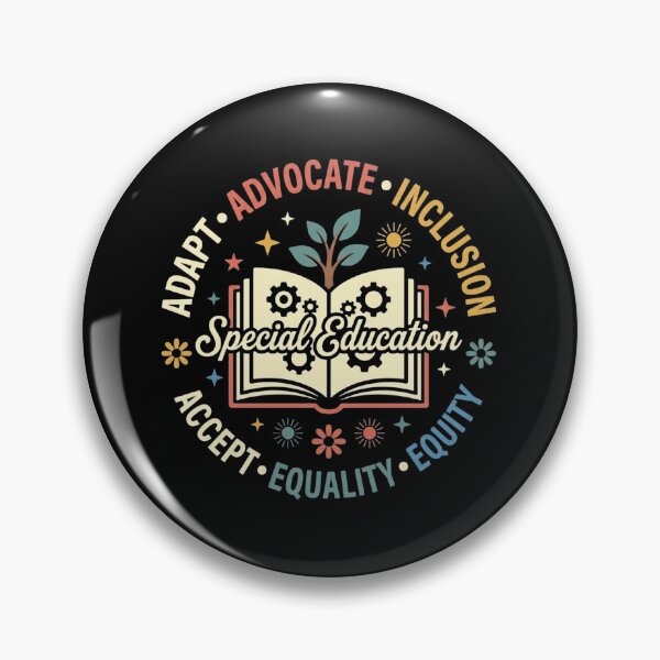 Item preview, Special Education Advocate Inclusion Equality Retro Design designed and sold by SiarheiYur.