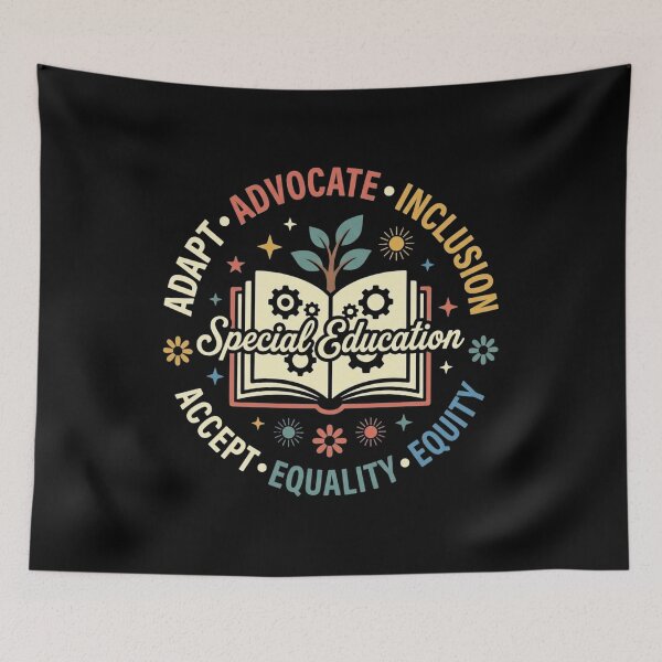 Item preview, Special Education Advocate Inclusion Equality Retro Design designed and sold by SiarheiYur.