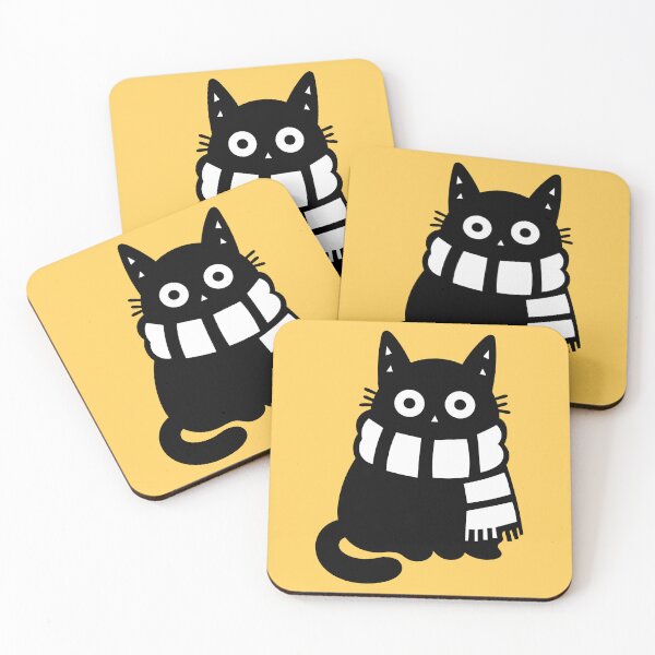 Item preview, Cozy Scarf Cat designed and sold by DibujandoPorfa.