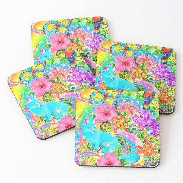 Item preview, Colorful Tropical Jungle Fox and Toucan designed and sold by JenniferMoren.