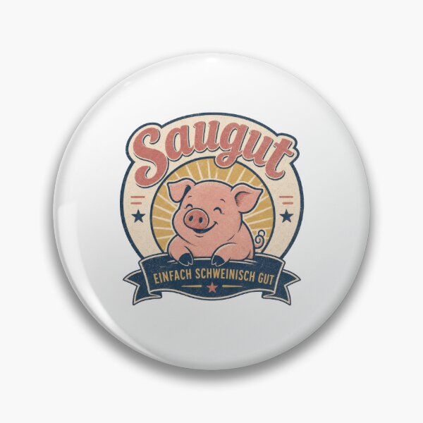 Item preview, Saugut German Happy Pig Pun designed and sold by AntiqueImages.