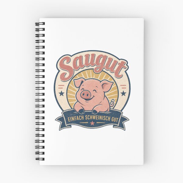 Item preview, Saugut German Happy Pig Pun designed and sold by AntiqueImages.