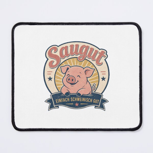 Item preview, Saugut German Happy Pig Pun designed and sold by AntiqueImages.