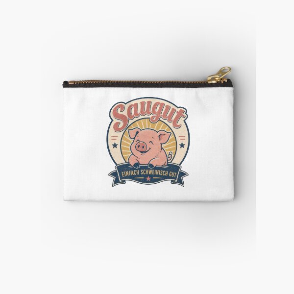Artikelvorschau, Saugut German Happy Pig Pun entworfen und verkauft von AntiqueImages.