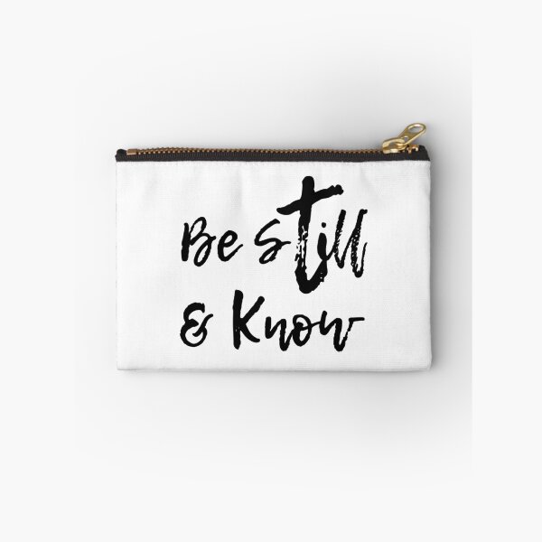 Item preview, Be Still & Know | Brush Lettering Spiritual Quote designed and sold by Nikola Dio.