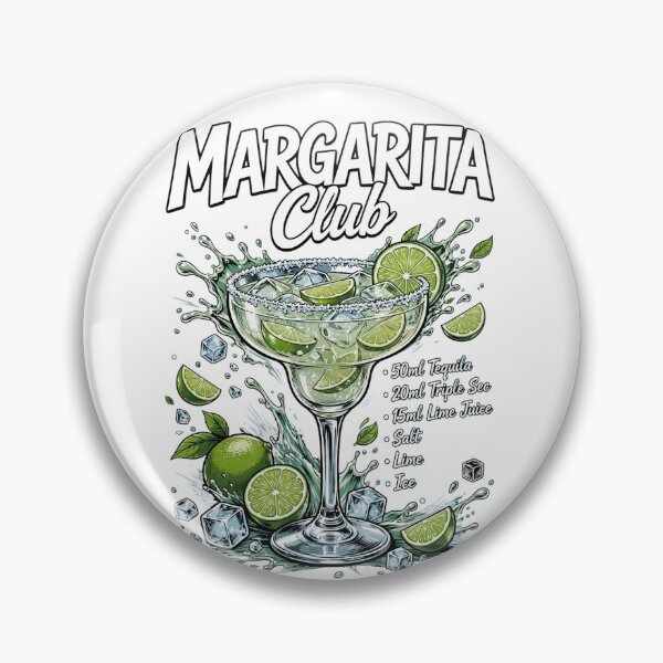 Item preview, Margarita Club - Classic Margarita Recipe - Summer Cocktail Art designed and sold by Neurospicy Trolls.