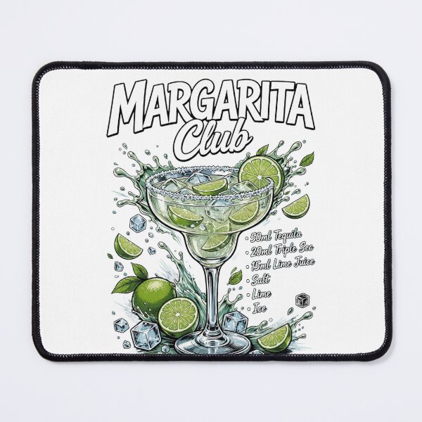 Item preview, Margarita Club - Classic Margarita Recipe - Summer Cocktail Art designed and sold by Neurospicy Trolls.