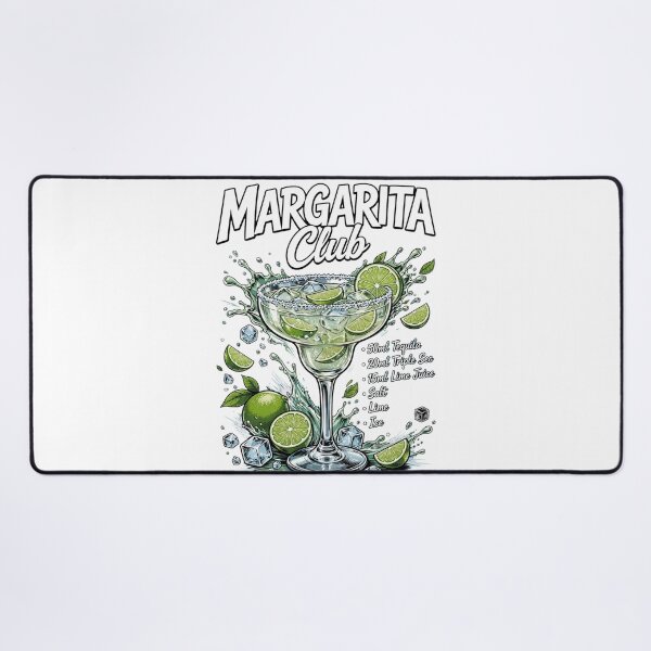 Item preview, Margarita Club - Classic Margarita Recipe - Summer Cocktail Art designed and sold by Neurospicy Trolls.