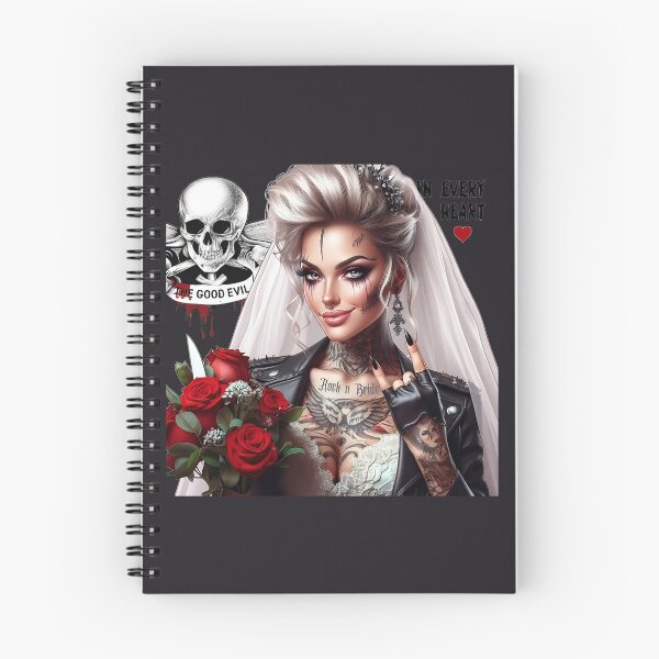 Item preview, Rock Bride Skull Tattoo Piercing designed and sold by Voodoo Store Paranormal Collections.