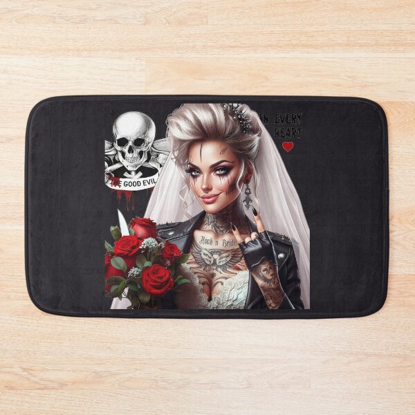Item preview, Rock Bride Skull Tattoo Piercing designed and sold by Voodoo Store Paranormal Collections.