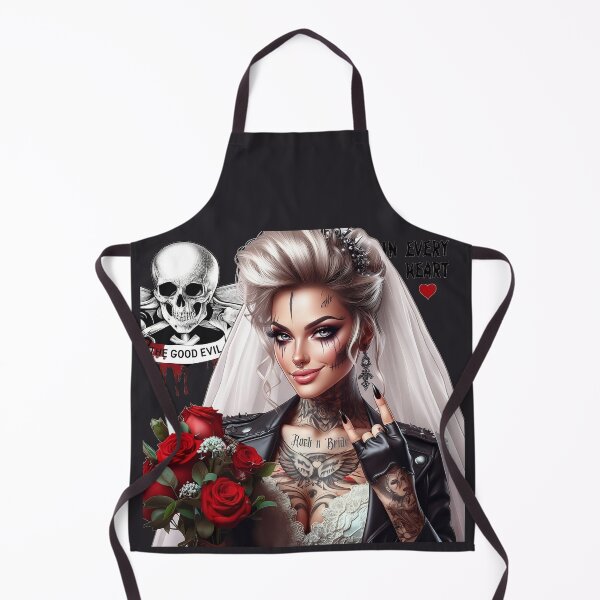 Item preview, Rock Bride Skull Tattoo Piercing designed and sold by Voodoo Store Paranormal Collections.