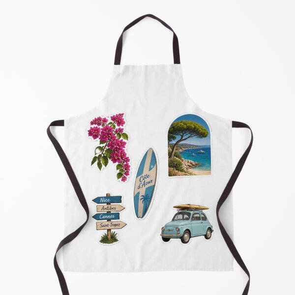 Item preview, Côte d’Azur Stickers – French Riviera, Mediterranean & Sun designed and sold by Madame-Verny.