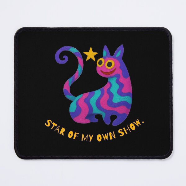 Item preview, Star of My Own Show - Colorful Quirky Creature designed and sold by PatykArt.