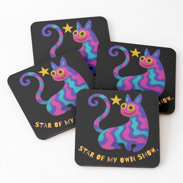 Item preview, Star of My Own Show - Colorful Quirky Creature designed and sold by PatykArt.