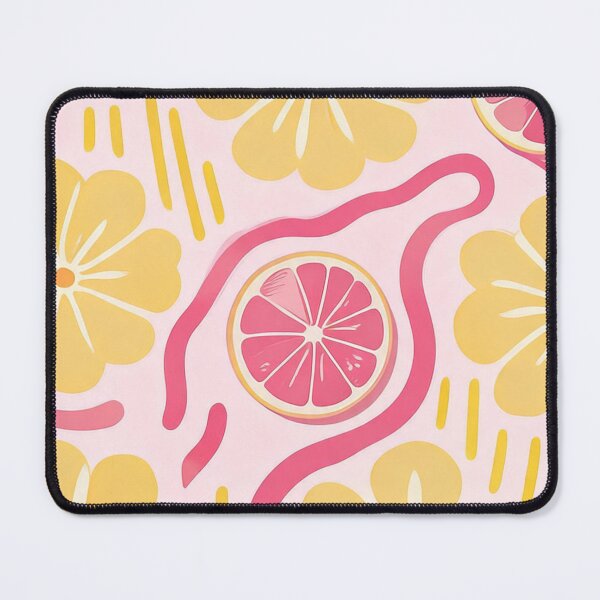 Item preview, Pink Citrus and Daisy Floral Pattern designed and sold by JenniferMoren.