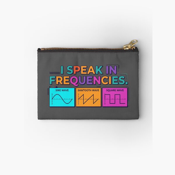 Item preview, I Speak In Frequencies Synthesizer Waveforms Sound Engineer Art designed and sold by MarCinu Art.