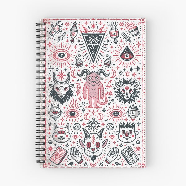 Item preview, Gothic Occult Satanic Demon Hand Drawn Art designed and sold by Romgora.