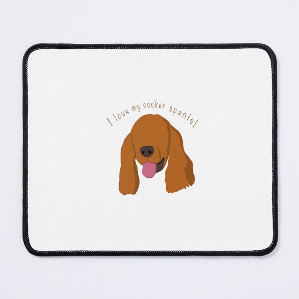 Item preview, I love my ginger cocker spaniel designed and sold by RoseJ2325.