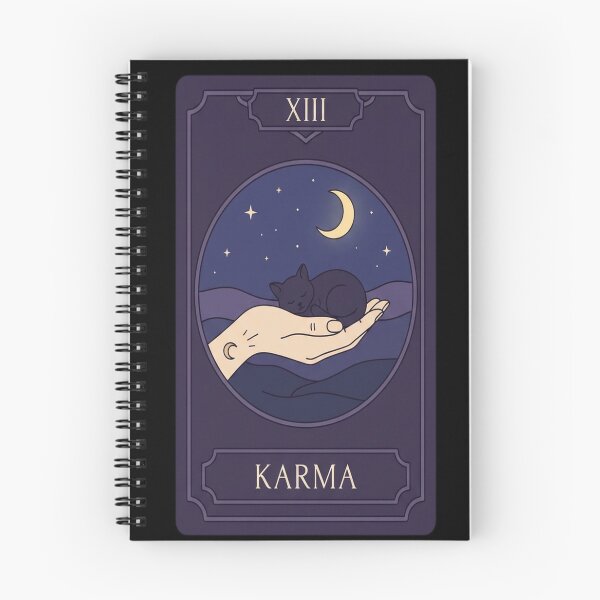 Item preview, Karma is a Cat Tarot Card designed and sold by Daniel Abdelmaseih.