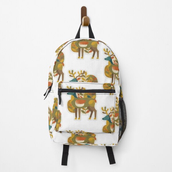 Item preview, Stylized Geometric Deer in Autumn Forest designed and sold by Snurly.