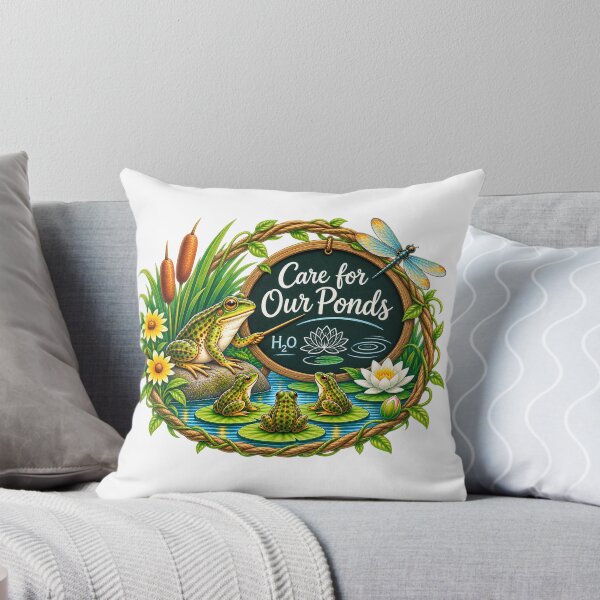 Item preview, Care for Our Ponds – Frog Teacher Nature Conservation designed and sold by Penbrook Farms.