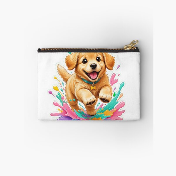 Item preview, Labrador Splash Pup – Cute Running Dog Graphic designed and sold by Benjipawprints.