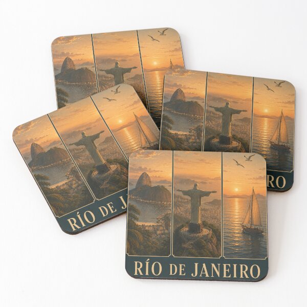 Item preview, Rio de Janeiro triptych designed and sold by ChicClicker.