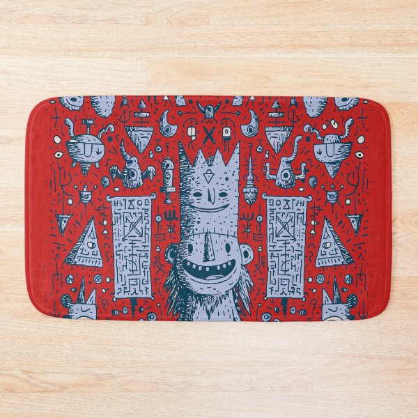 Item preview, Mystical Ancient King Spirit Folk Art designed and sold by Romgora.