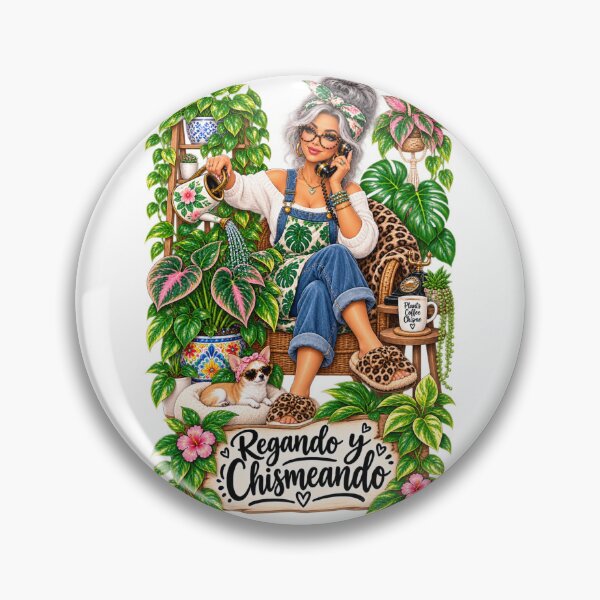 Artikelvorschau, Regando y Chismeando Lustige Pflanzenmama entworfen und verkauft von CottageGardenCo.