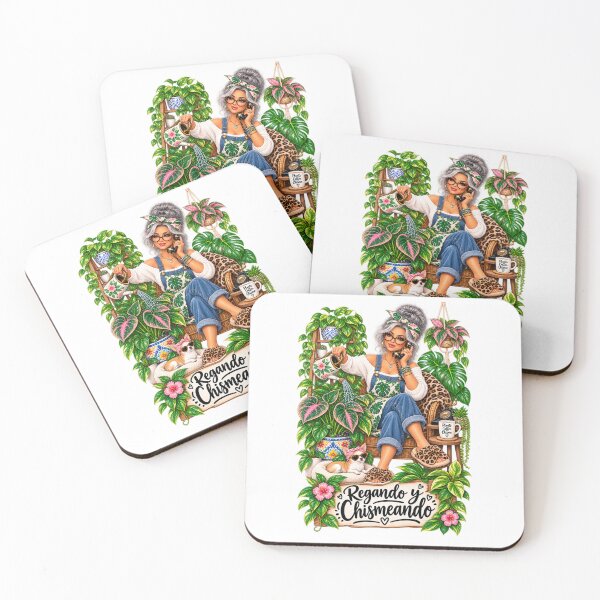 Item preview, Regando y Chismeando Funny Plant Mom designed and sold by CottageGardenCo.