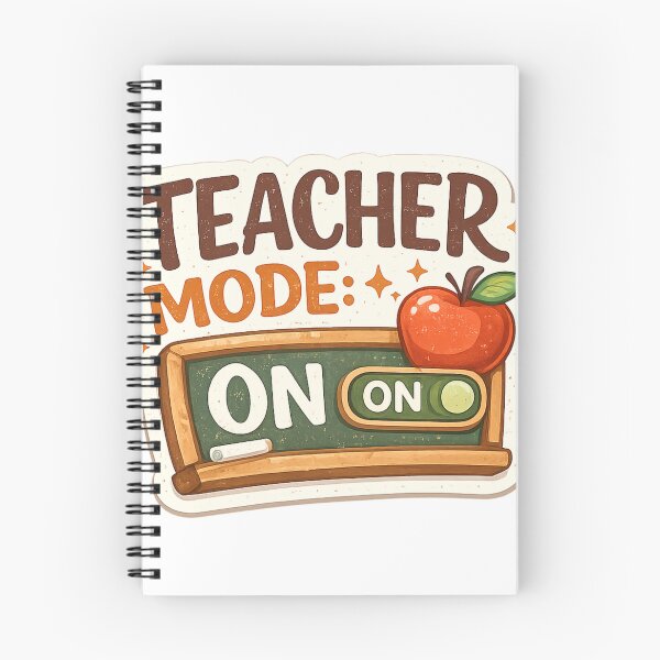 Aperçu de l'œuvre Mode enseignant activé. Classe amusante avec tableau noir Apple. créée et vendue par Haque Designs.