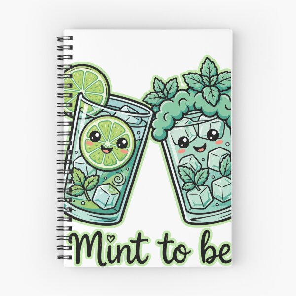 Item preview, Mint To Be - Cute Kawaii Mojito Couple - Funny Best Friends Design designed and sold by Neurospicy Trolls.