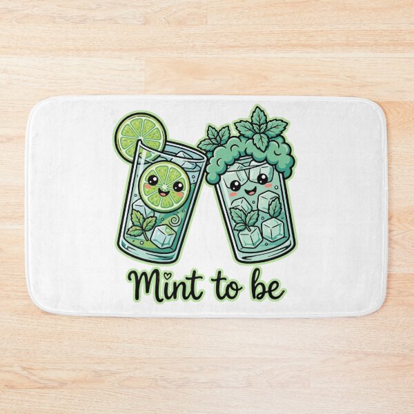 Item preview, Mint To Be - Cute Kawaii Mojito Couple - Funny Best Friends Design designed and sold by Neurospicy Trolls.