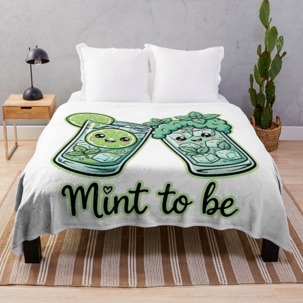 Item preview, Mint To Be - Cute Kawaii Mojito Couple - Funny Best Friends Design designed and sold by Neurospicy Trolls.
