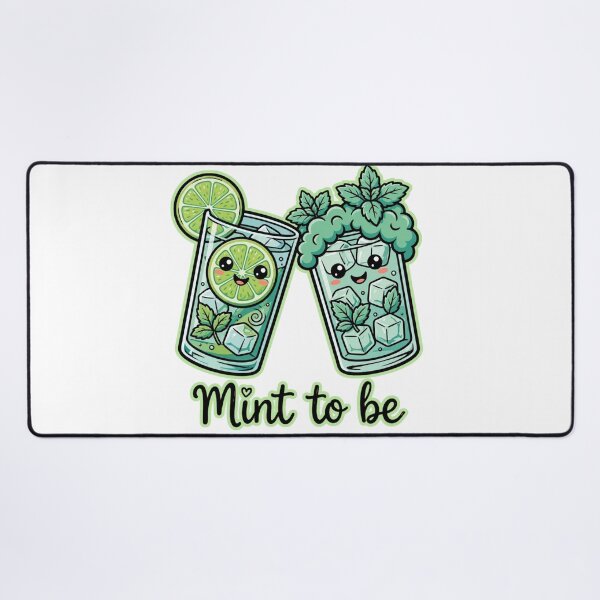 Item preview, Mint To Be - Cute Kawaii Mojito Couple - Funny Best Friends Design designed and sold by Neurospicy Trolls.