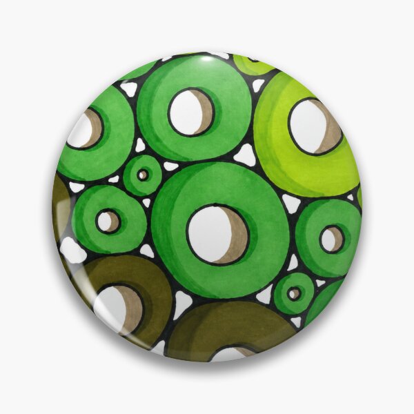 Item preview, Green circles designed and sold by Carol-arts-.