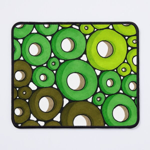 Item preview, Green circles designed and sold by Carol-arts-.
