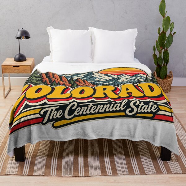 Item preview, Colorado Centennial State Vintage Mountain Retro Graphic Tee designed and sold by TM DESIGNS AND MORE.